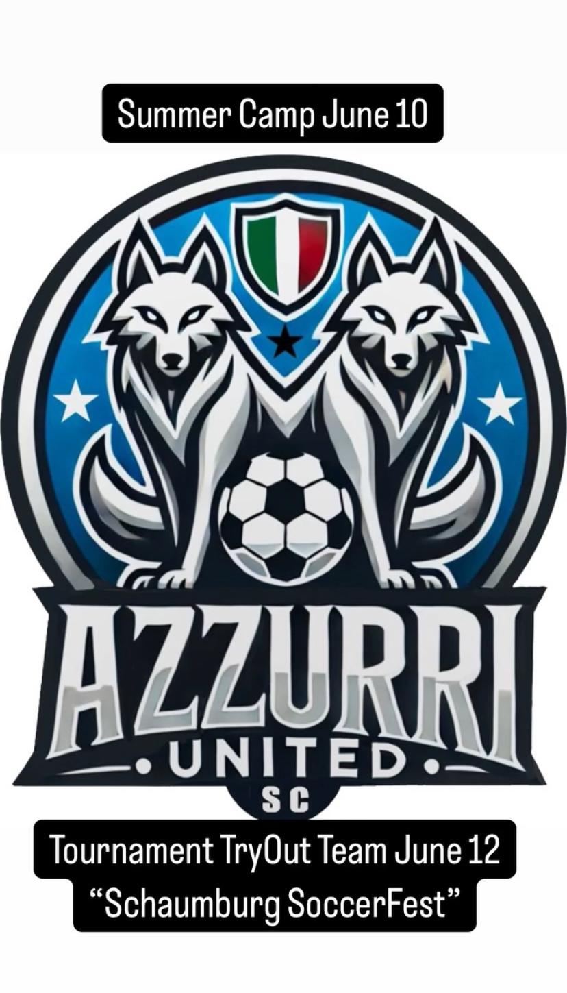 Azzurri United Soccer Camp Schedule